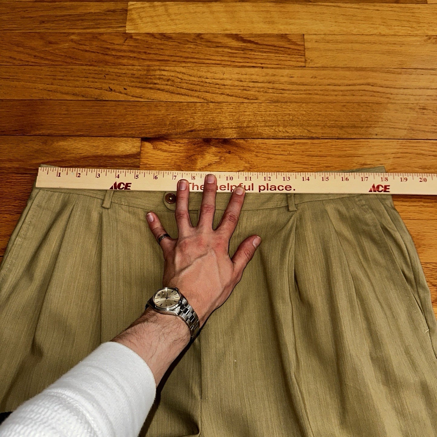 Zanieri Dress Pants Men’s 38 Tan 100% Wool Zignone Natural Stretch Made In Italy