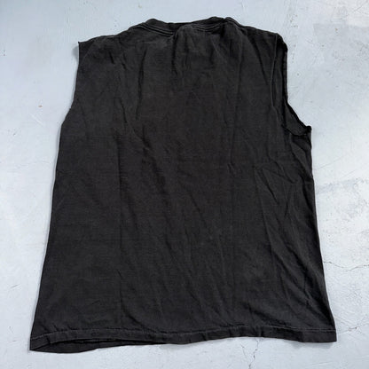 Nike Cross Training Gym Tank Top T Shirt 80s Faded Black USA 1980s Blue Tag