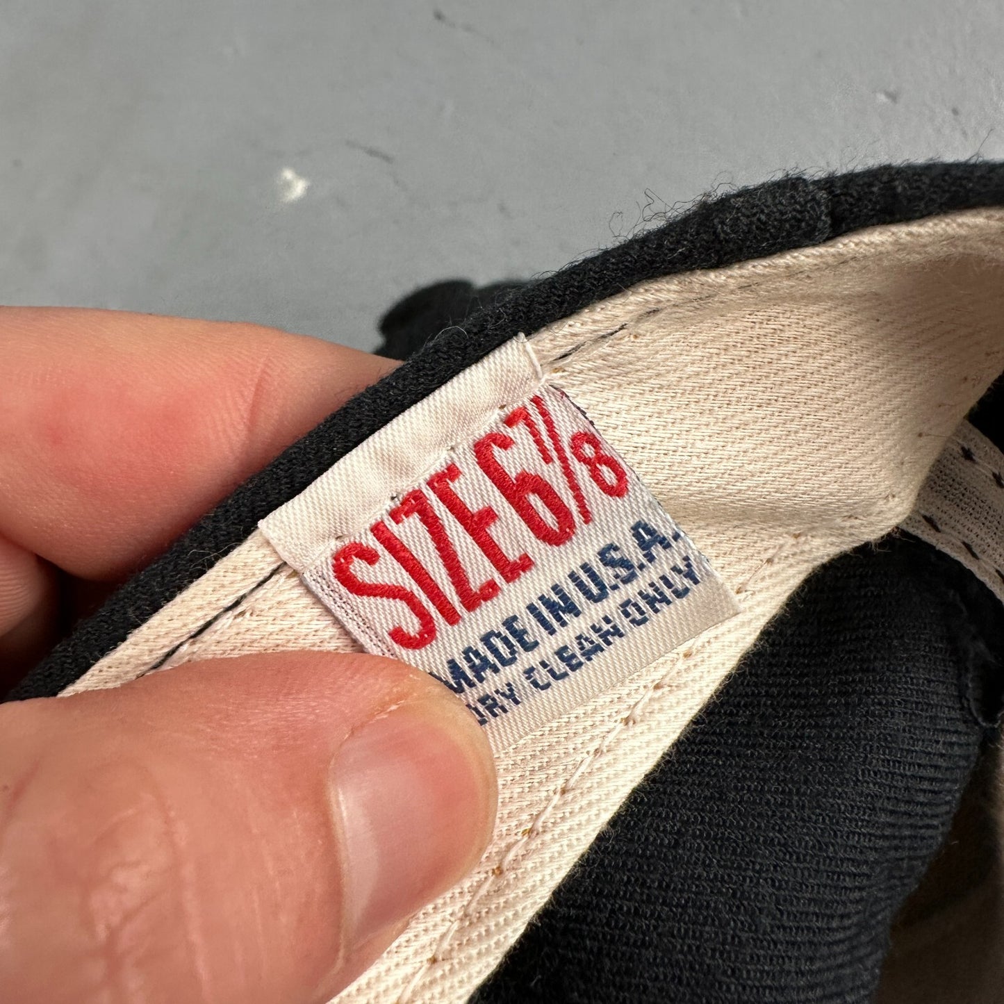 LC New Era USA MLB Fitted 6 7/8 Hat Major League Professional Baseball VTG Pro