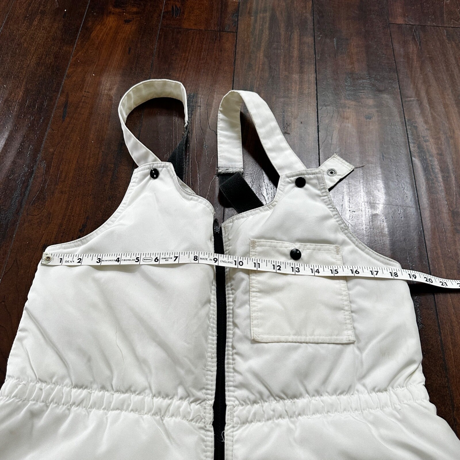 1960s Arcticwear Arctic Cat Bib Overalls Snow Suit Black Size L Vintage Zip Legs