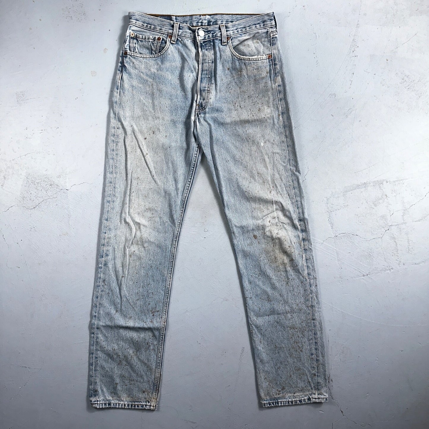 Levis 501 Vintage Y2K XX Straight Leg Jeans 33x34 Light Wash 2000s Act 31x32