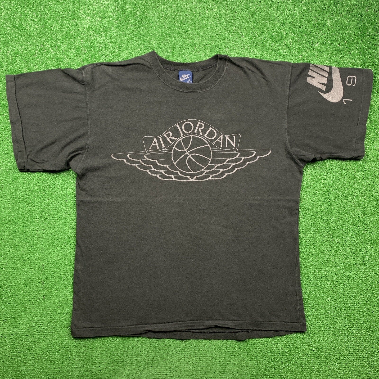 1987 Jordan Wings Vintage Nike T Shirt USA Rare Chicago 1985 1 Bred OG Promo