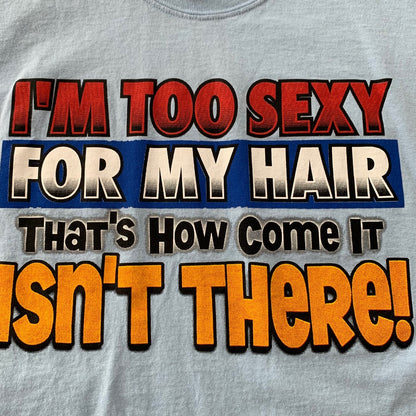 Bald Joke Funny Vintage T Shirt Hair Not There Humor Adult Party Gift Laugh Rap