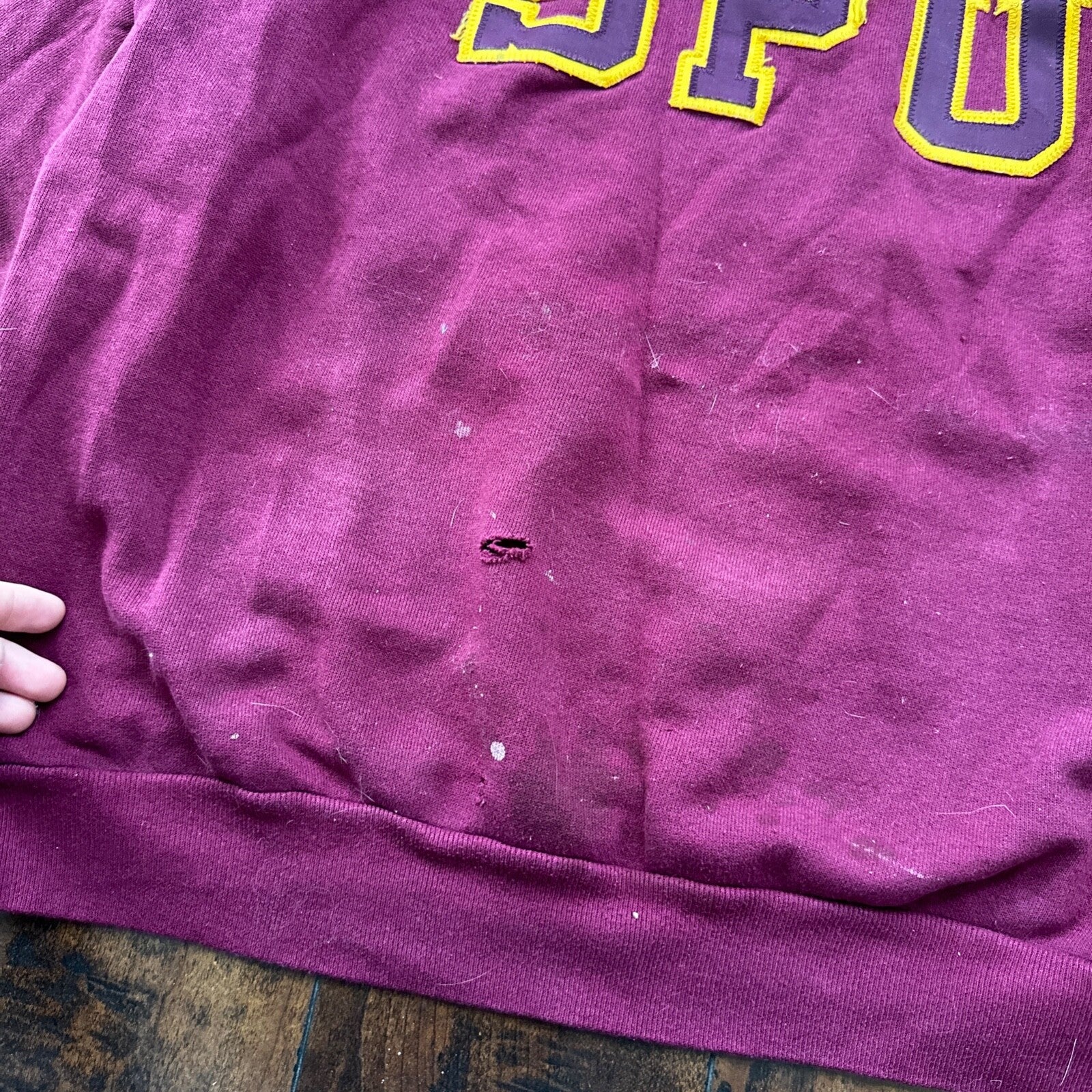 VTG SPU 80s Sports Seattle Pacific University Pullover Sweatshirt Crewneck USED