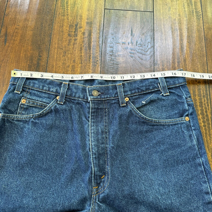 Levis 517 Vintage 80s USA Orange Tab Bootcut Flare Blue Jeans 36x33 Act 34x29