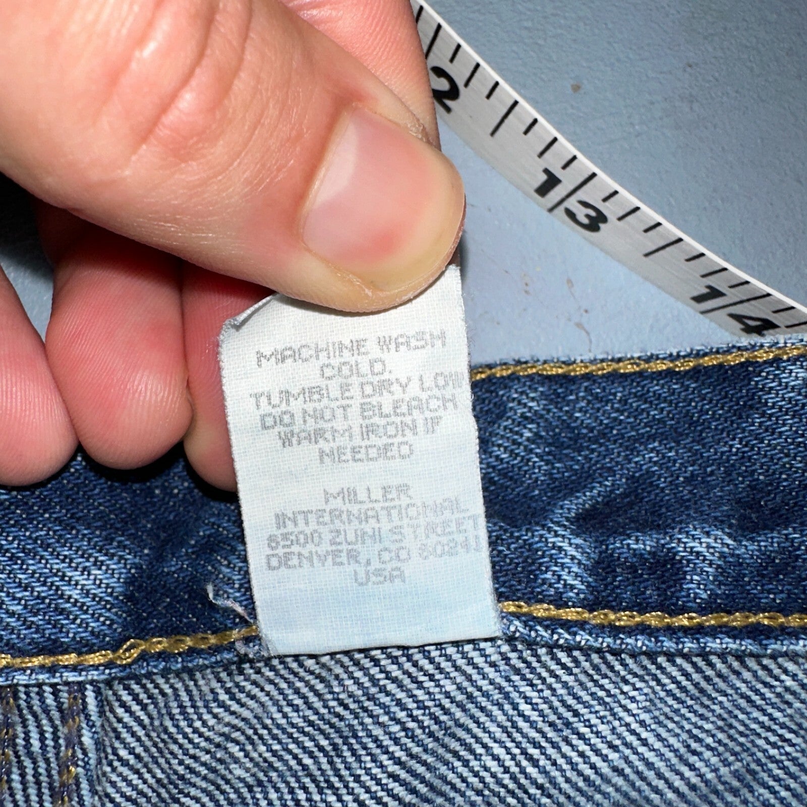 CINCH Slim Leg Jeans Men’s 34X34 Blue Wash Denim Western VTG 90s Cowboy