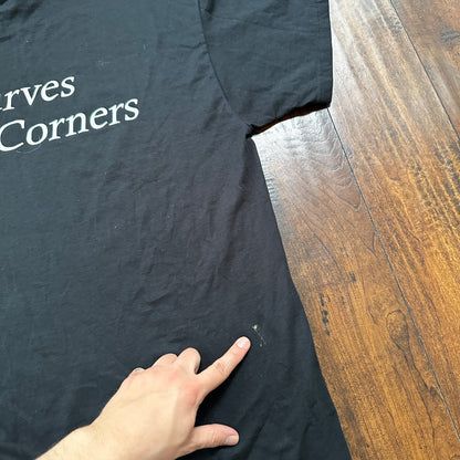 Taking It Off Funny VTG T Shirt Y2K Curves XL Black Rap Music Grunge Band Pop