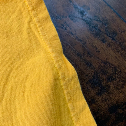 Nike Swoosh Vintage T Shirt Gold Yellow Y2K Simple Basic Cool Rap Style Tee 90s 