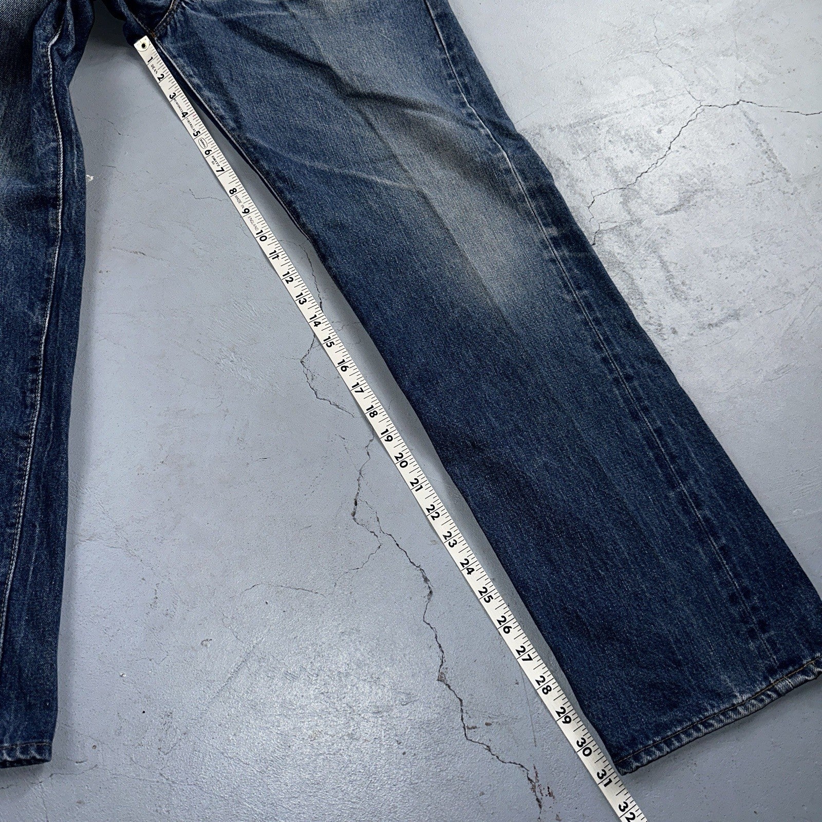 Levis 501 Vintage 80s Redline Selvedge USA XX Jeans Med Wash 34x34 Act 31x31