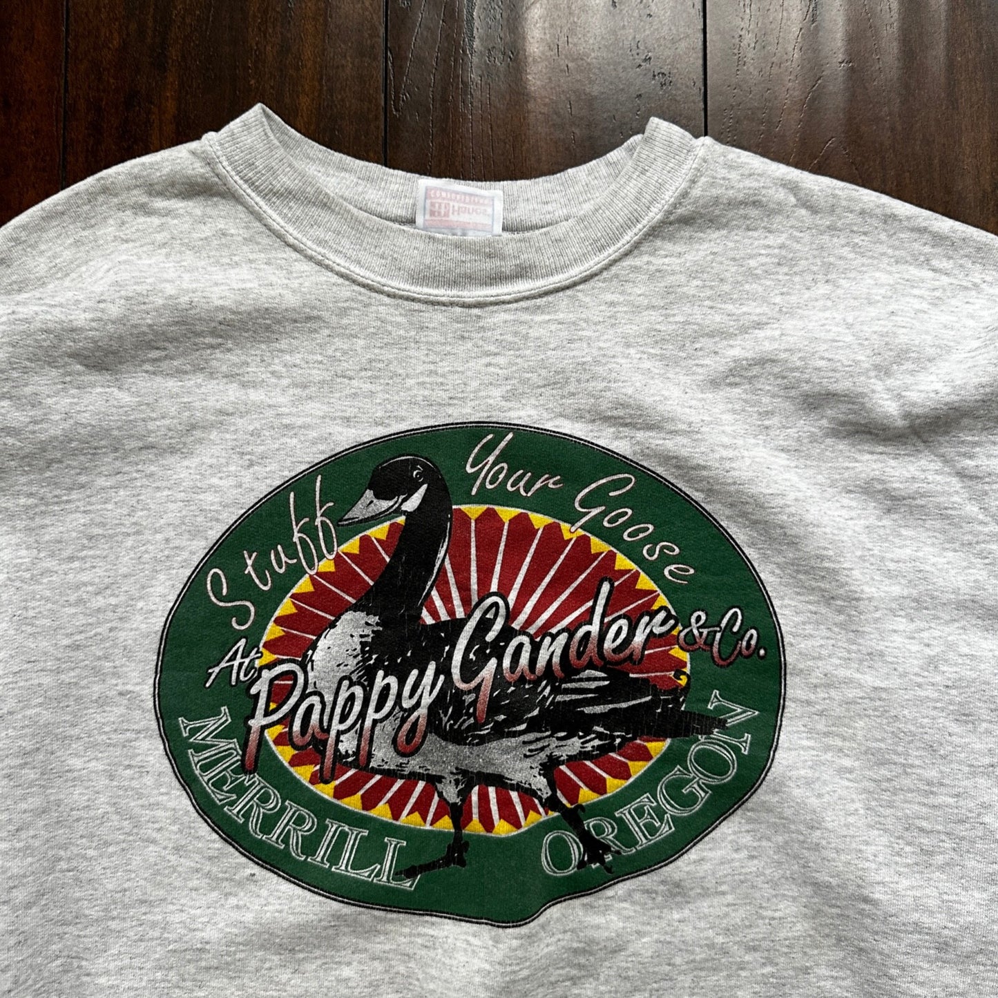 Vintage 90s Stuff Goose Animals Hunting XL Pullover Sweatshirt Crewneck Oregon