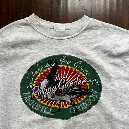 Vintage 90s Stuff Goose Animals Hunting XL Pullover Sweatshirt Crewneck Oregon