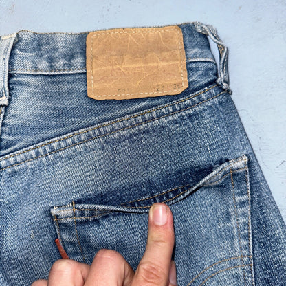 Levis 501 Big E Vintage 60s Redline Selvedge USA XX 1960s Jeans 27x30 Act 25x28