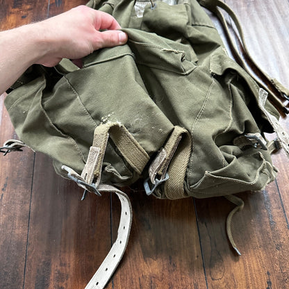 VTG WWII US Army JQD 88B Mountain Div Rucksack Backpack WW2 AVERY 1943