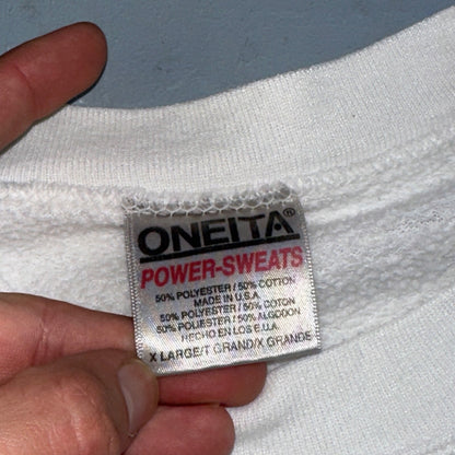 Oneita USTA 1996 Pacific Northwest VTG 90s Crewneck Sweatshirt Earth Peace