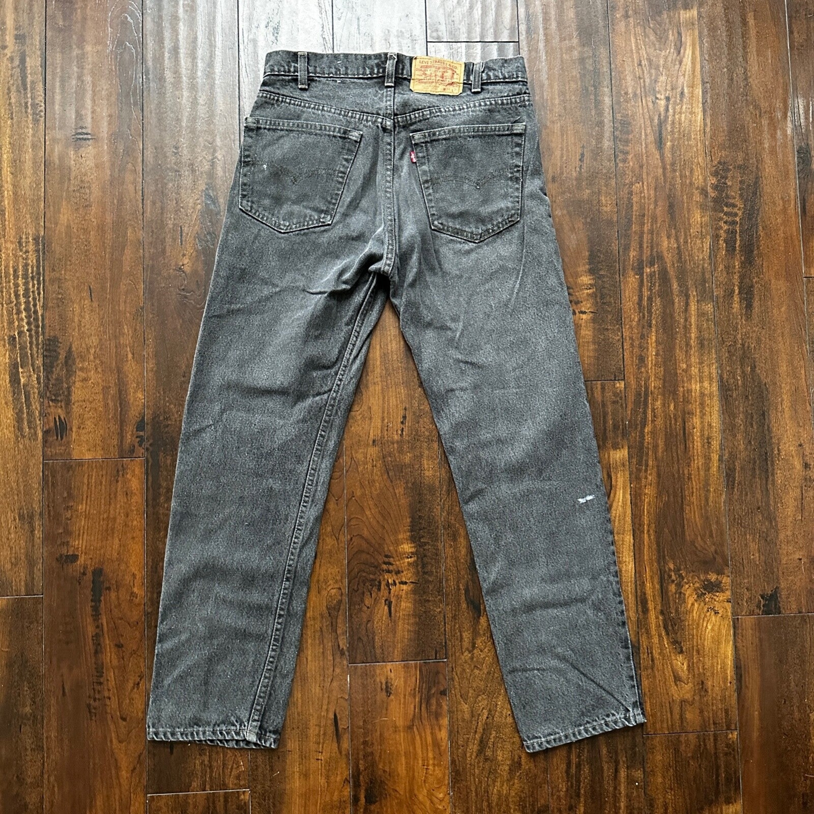 Vintage 90s Levis 505 34x30 Made In USA Tag Jeans Faded Grey 501 80s 31x28