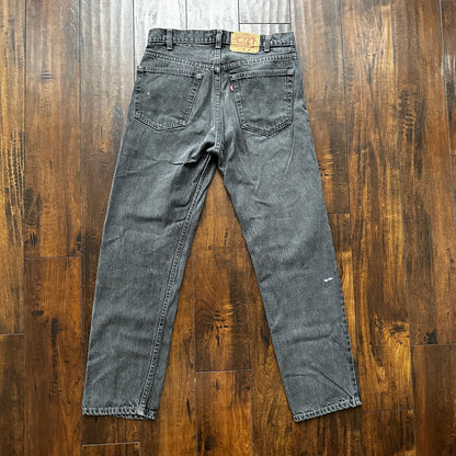 Vintage 90s Levis 505 34x30 Made In USA Tag Jeans Faded Grey 501 80s 31x28
