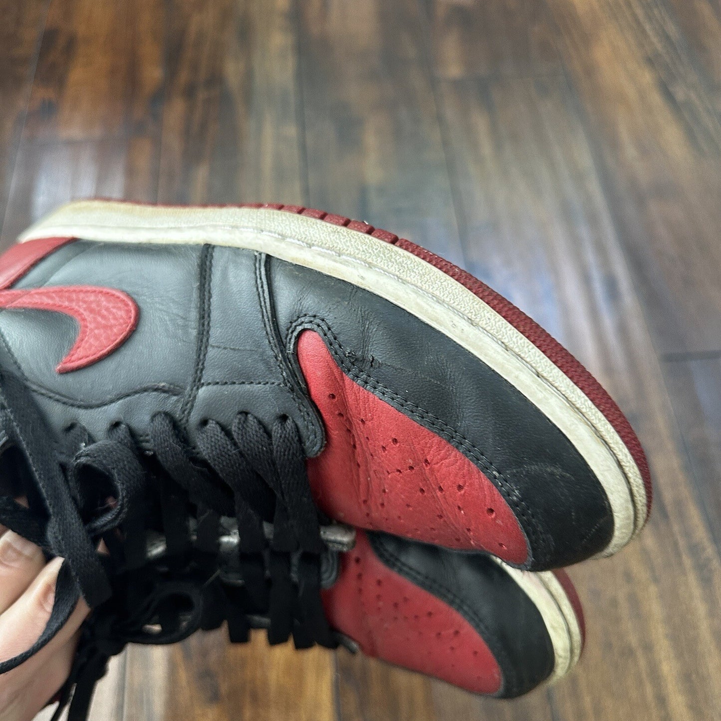Size 8 - Jordan 1 Retro OG High Banned, Bred 2016 - 555088-001 No Box