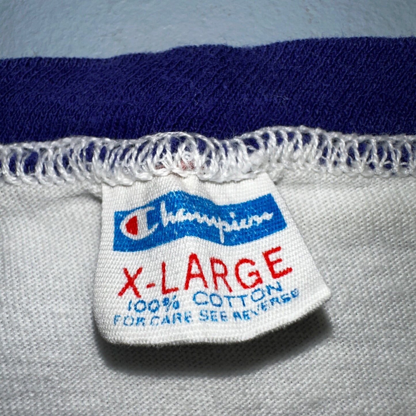 Oregon Champion 80s Ringer ORRC Run VTG T Shirt 1980s Sun Fun Graphic XL Cool