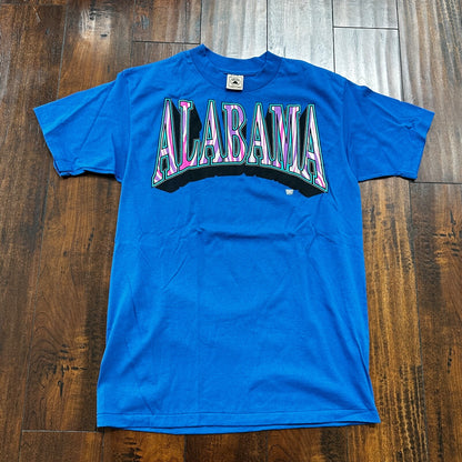 Alabama VTG T Shirt Band Rock Travel USA Delta Country Music Blue Single Stitch