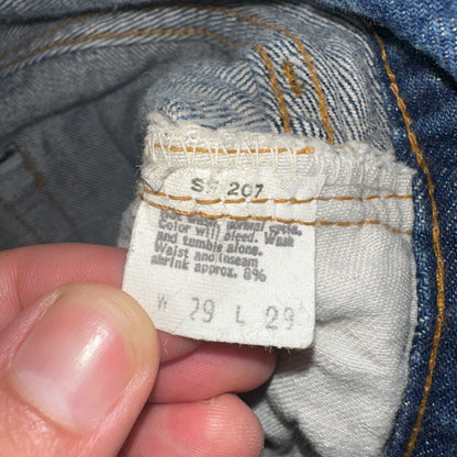 Levis 501 Vintage 80s Redline Selvedge USA XX Jeans Med Wash 29x29 Act 26x25