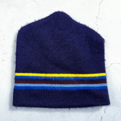 VTG 60s 70s Wool Knit Winter Beanie Hat OSFM Rockabilly Warm Grunge Basic Cozy