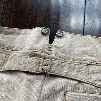 VTG Mens Frontier Maker USA Outdoor Pants Buckleback Cowboy 40 Tan Western