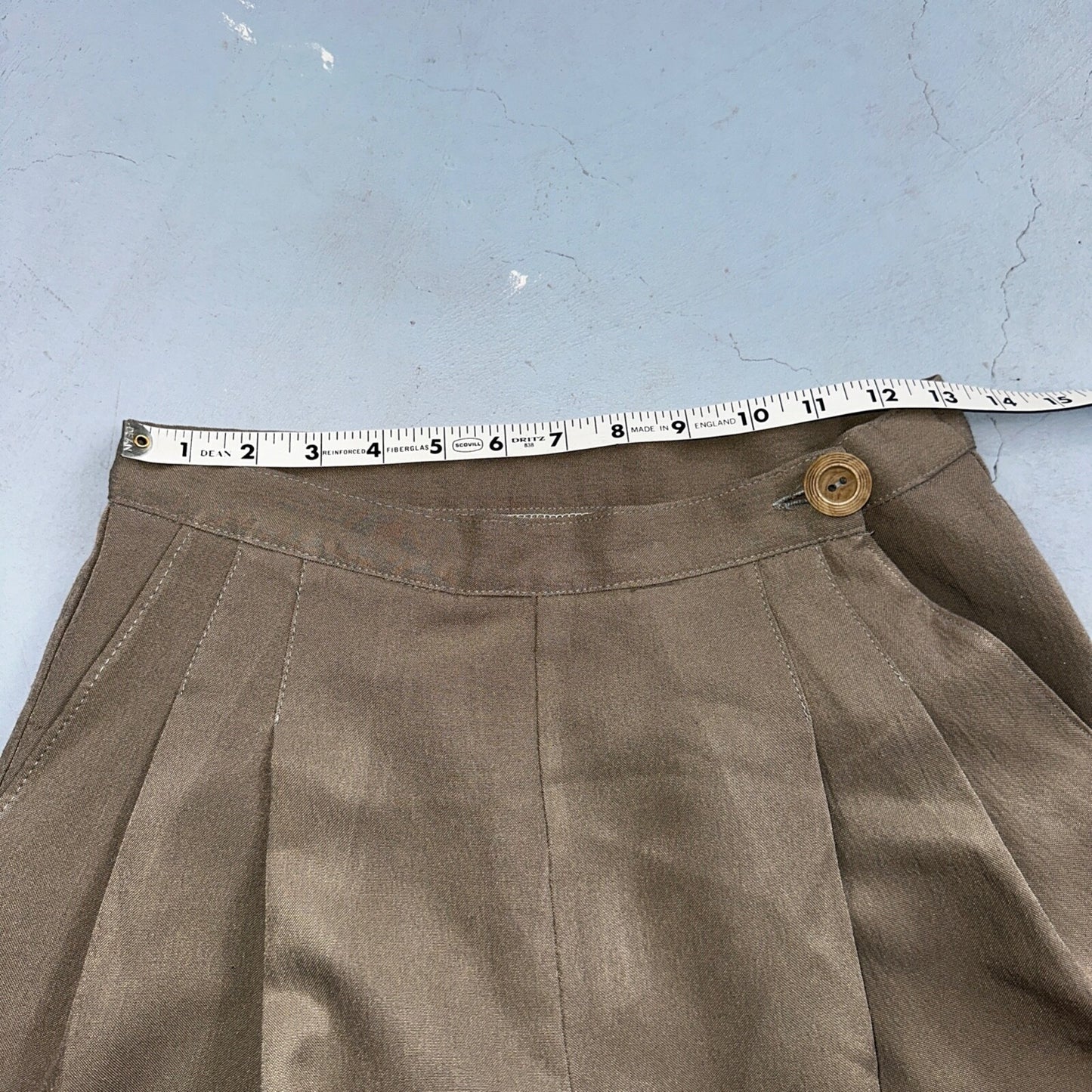 VTG Brown Casual Pants Cropped 26 Capri Y2K VTG Every Day Comfy