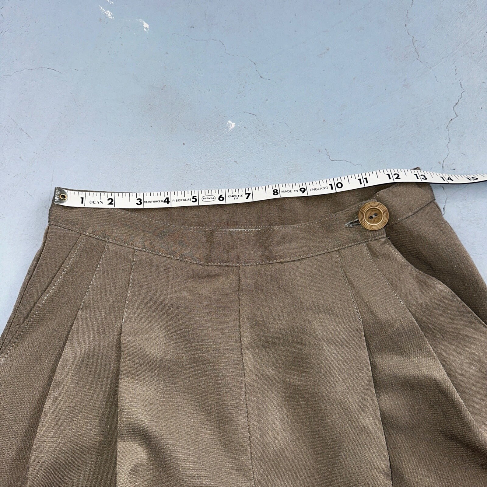 VTG Brown Casual Pants Cropped 26 Capri Y2K VTG Every Day Comfy