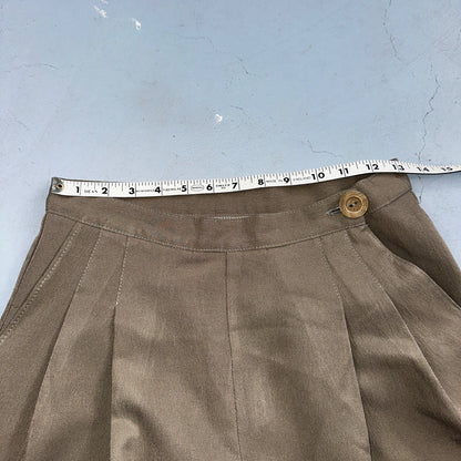 VTG Brown Casual Pants Cropped 26 Capri Y2K VTG Every Day Comfy