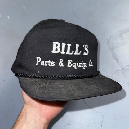 Bills Part Equip Text Funny VTG Hat Cap Snapback Commercial Fun Bill Quote