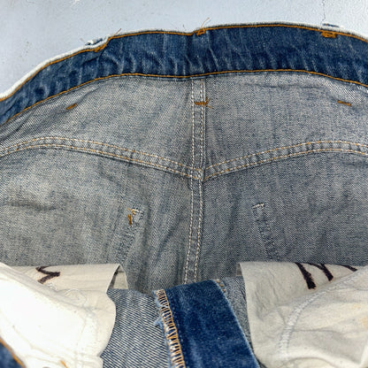 Levis 517 Vintage 80s USA Orange Tab Bootcut Flare Blue Worn Jeans Act 32x26