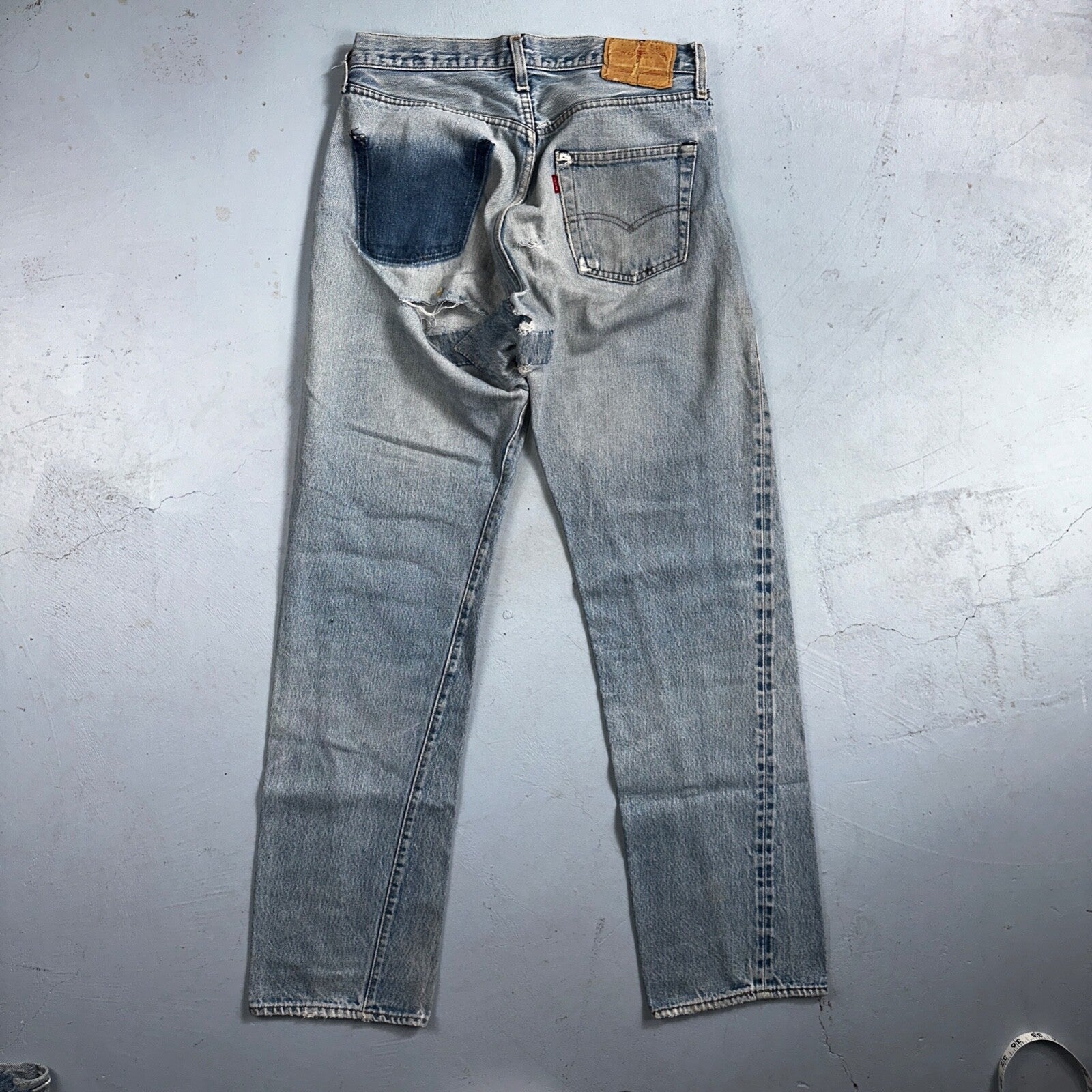 Levis 501 Vintage 80s Redline Selvedge USA XX Jeans Med Wash 32x36 Act 30x31