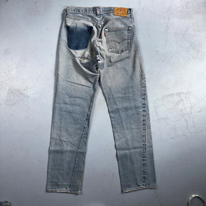 Levis 501 Vintage 80s Redline Selvedge USA XX Jeans Med Wash 32x36 Act 30x31