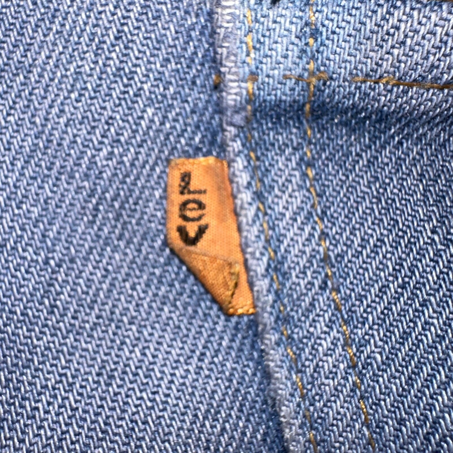 Levis 646 Vintage 70s USA Orange Tab Bootcut Flare Blue Bell Bottom Jeans 29x28