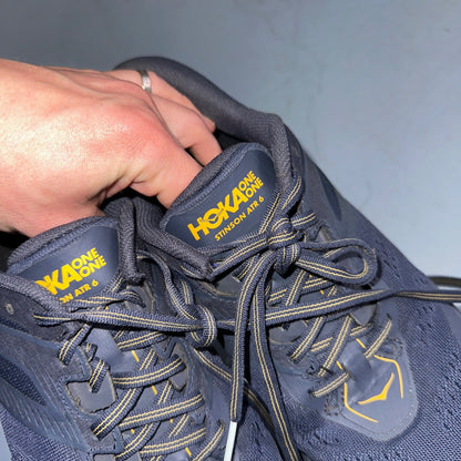 Hoka One One Mens Stinson ATR 6 1110506 OBSF Black Running Shoes Sneakers Sz 8