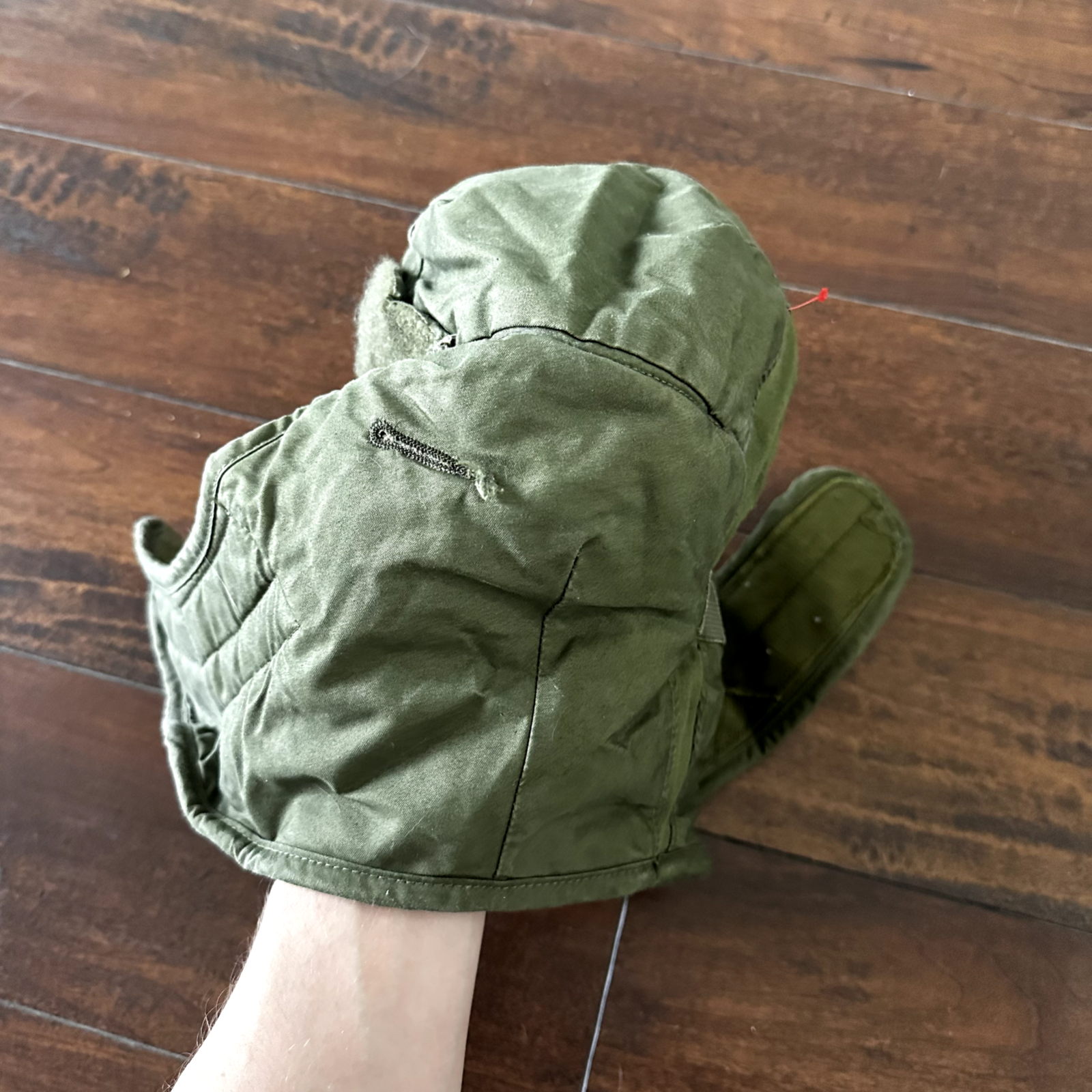 VTG 1960s Vietnam Era US Army Cold Weather Insulating Helmet Liner Cap Size 7