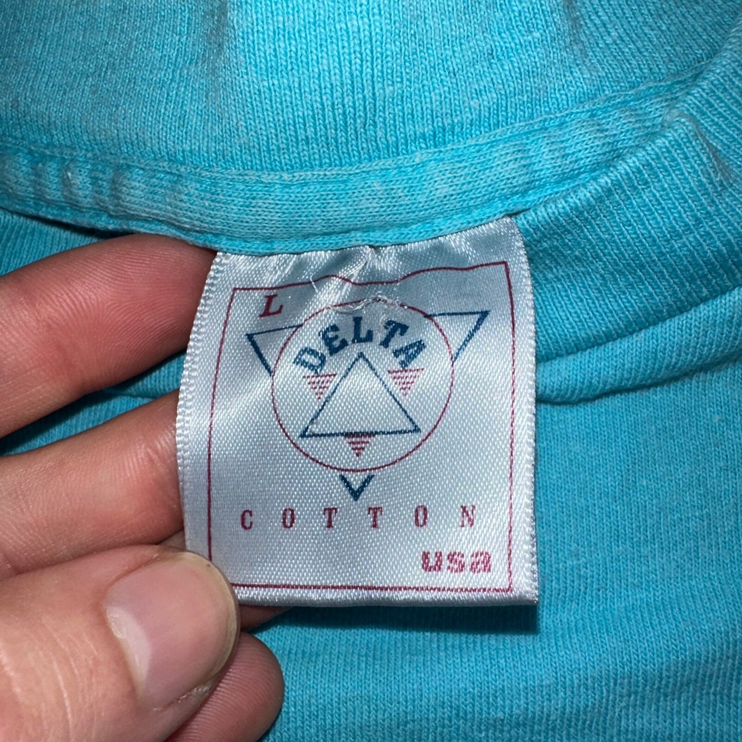 Disney Fantasia 90s VTG T Shirt 50th Anniversary Rare Blue USA Mickey Mouse