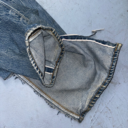 Levis 501 Vintage 80s Redline Selvedge USA XX Jeans Light Wash 32x34 Boot Cut