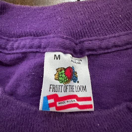 Marathon 50K Running NYC Vintage T Shirt 90s Purple FOTL Single Stitch Run USA