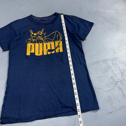 Puma Vintage 70s T Shirt Single Stitch Cat Cartoon Sneakers 1970s Graphic Sports