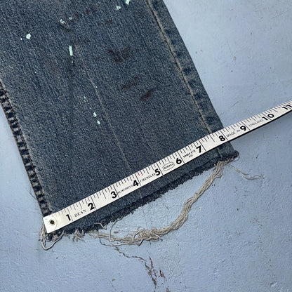 Levis 505 Vintage 90s USA XX Jeans Blue 501 Thrashed Med Wash 36x36 Act 36x30