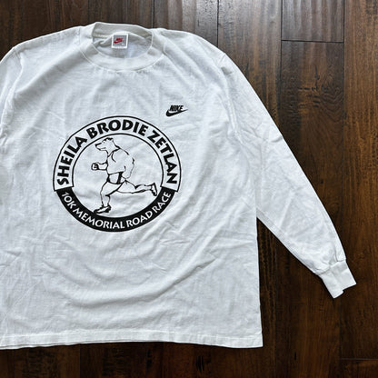 Nike Vintage T Shirt 90s Polar Bear Sheila Brodie Zetlan Running Marathon RARE