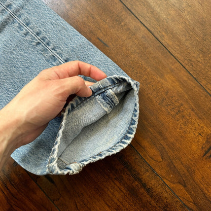 Levis 501 Vintage 90s Straight Leg XX Columbia Jeans 33x30 Light Wash Act 30x29