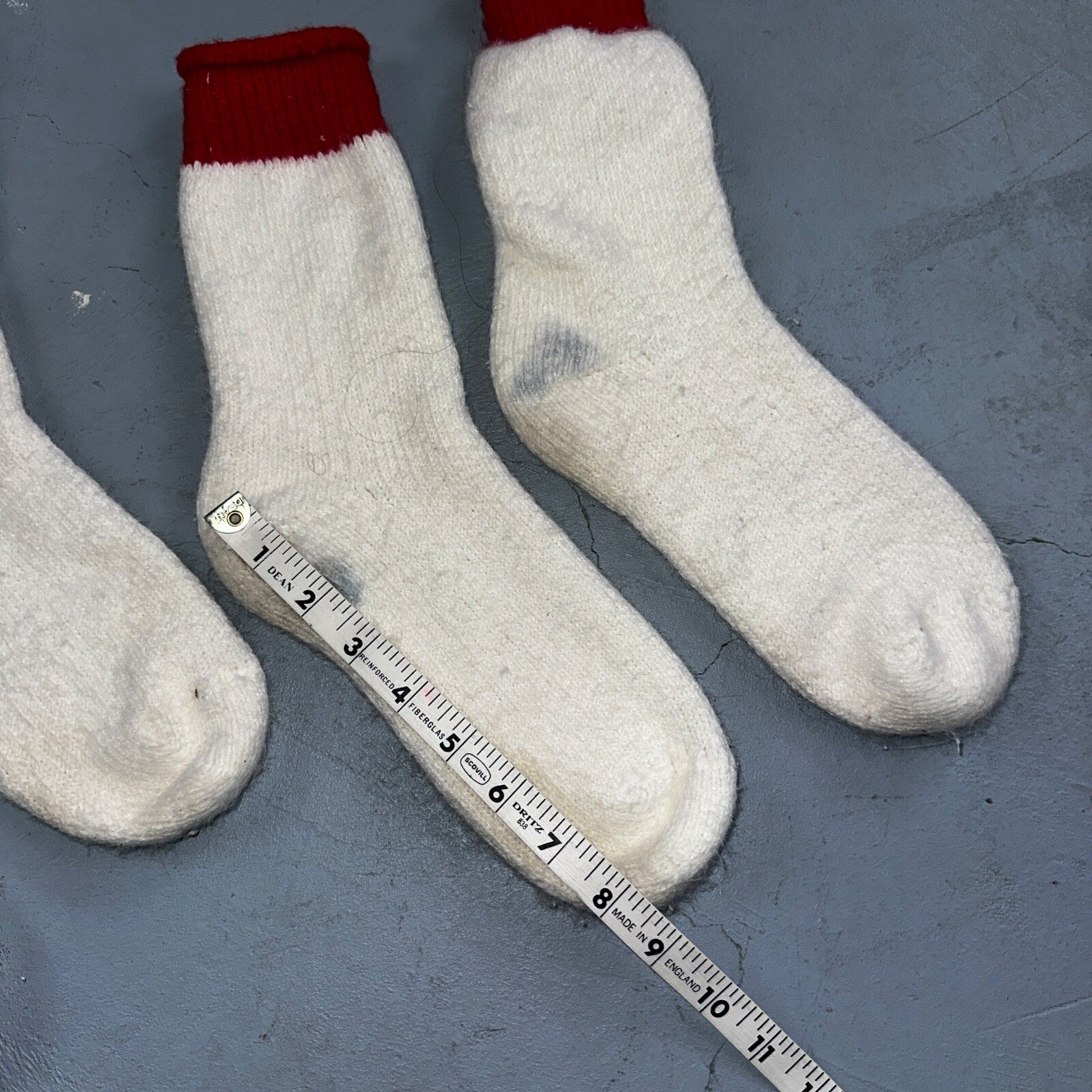 Vtg 40s Lot Wool Blend Hiking Hunting Camping Socks Primitive Christmas Stocking