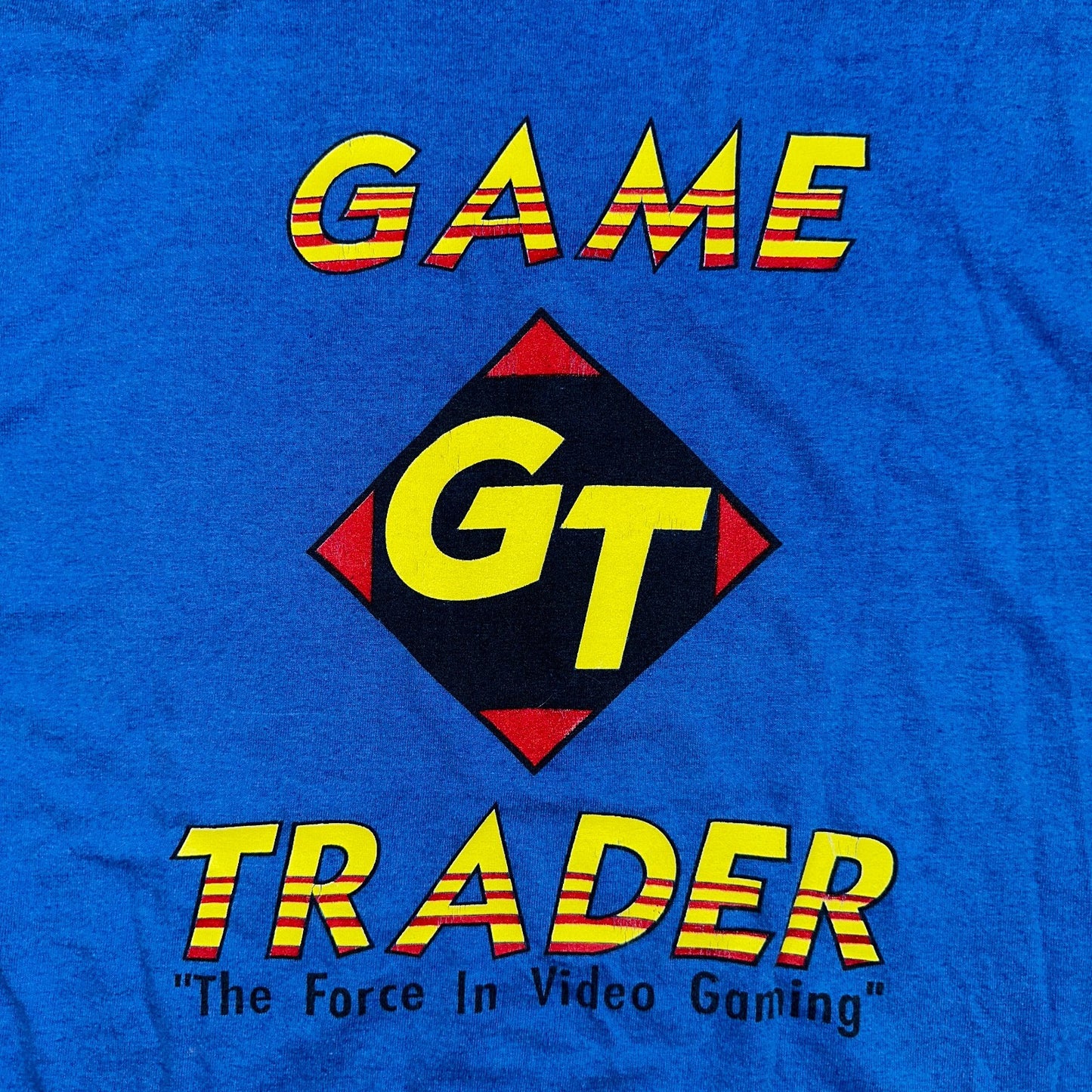Game Trader 90s VTG T Shirt Video Game Promo Rare N64 SNES NES Force Star Wars