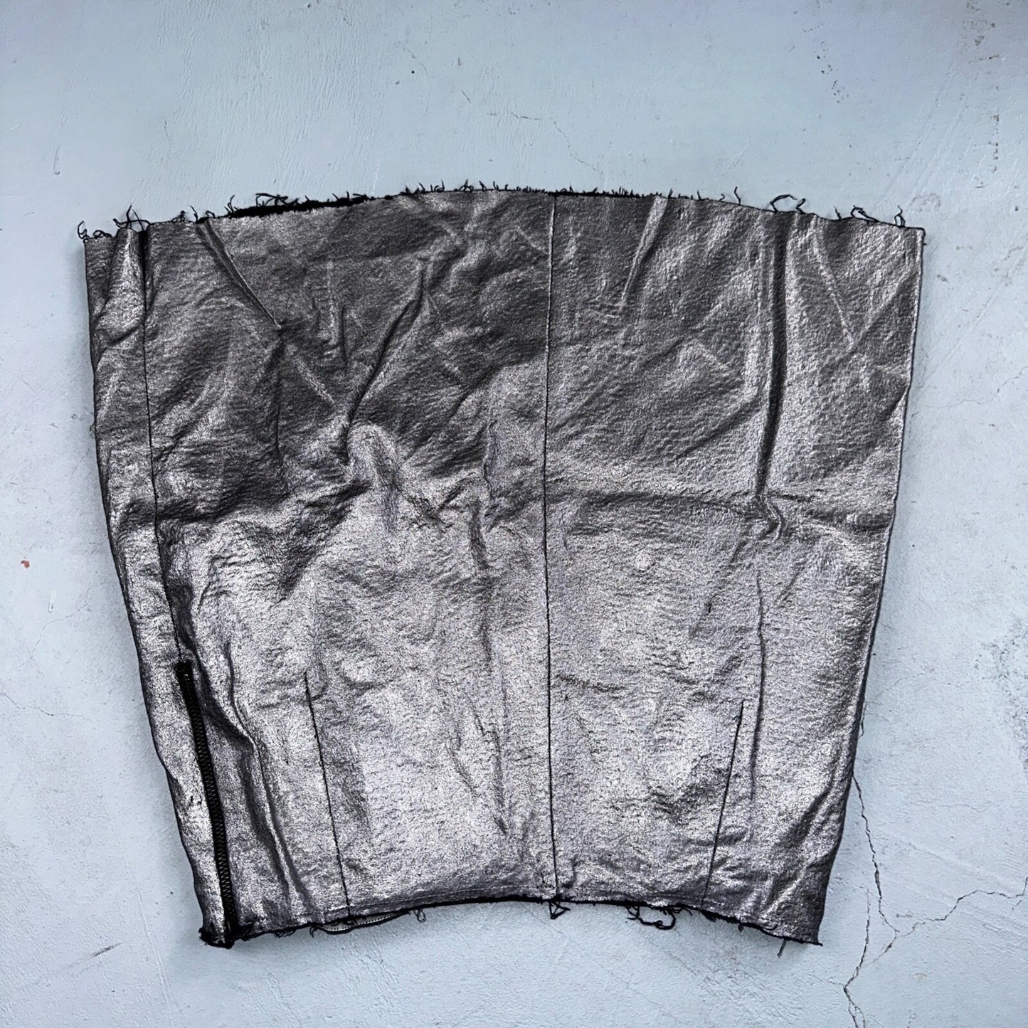 Sam Edelman Womans Skirt 2 Silver A Line Stretch Mini Cute Y2K Grunge