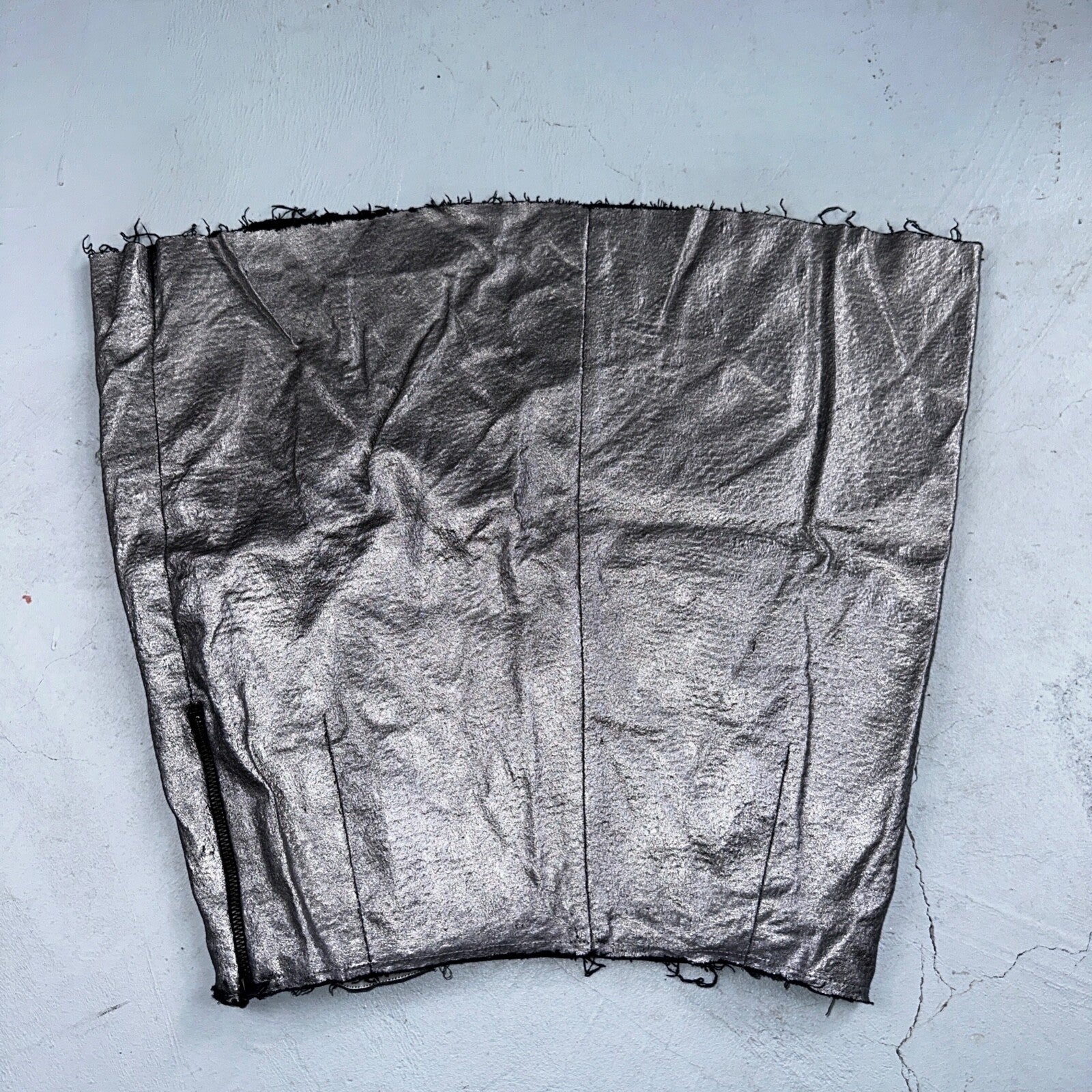 Sam Edelman Womans Skirt 2 Silver A Line Stretch Mini Cute Y2K Grunge