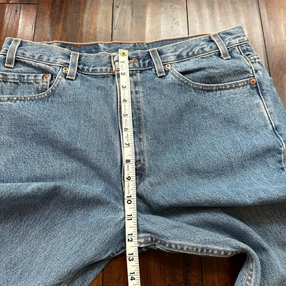 VTG Levis 517 Jeans Mens 36x30 Blue Denim Bootcut USA Made 90s Act 34x29