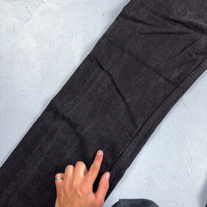 Levis 501 Vintage 90s USA XX Straight Leg Jeans Black Dark Wash 40x34 Act 36x33