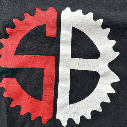 Santiam Bicycle Vintage T Shirt Biking Fun Sports Graphic Gym Running Black Y2K